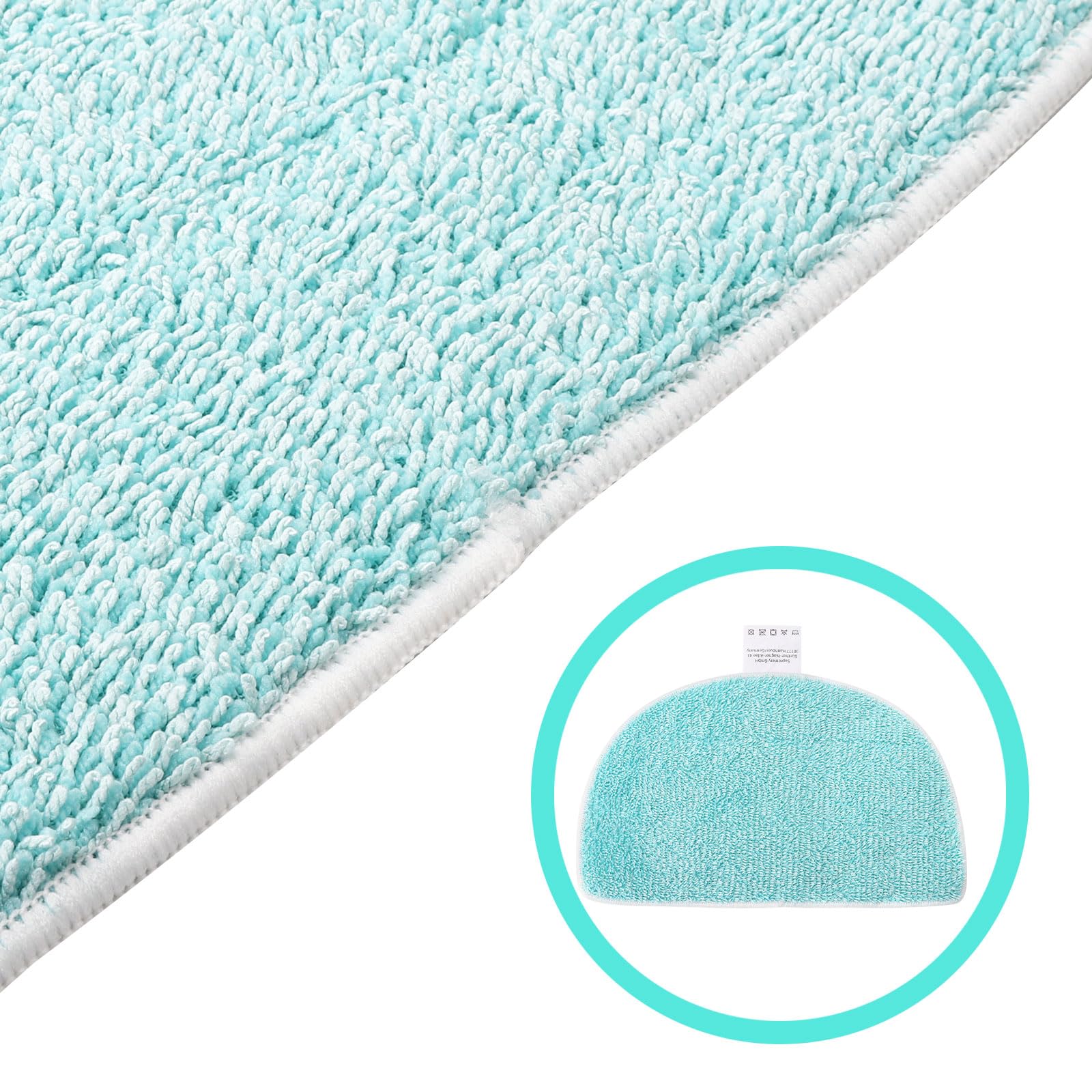 6er Pack Mopp Pads DingGreat Ersatzpads Für Shark Dampfreiniger RV2410/2610 - 6er Pack Waschbare Mikrofaser RV2410 RV2610 Zubehör