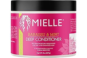 Mielle Organics Babassu & Mint Deep Conditioner: Deep Nourishment for Damaged Hair