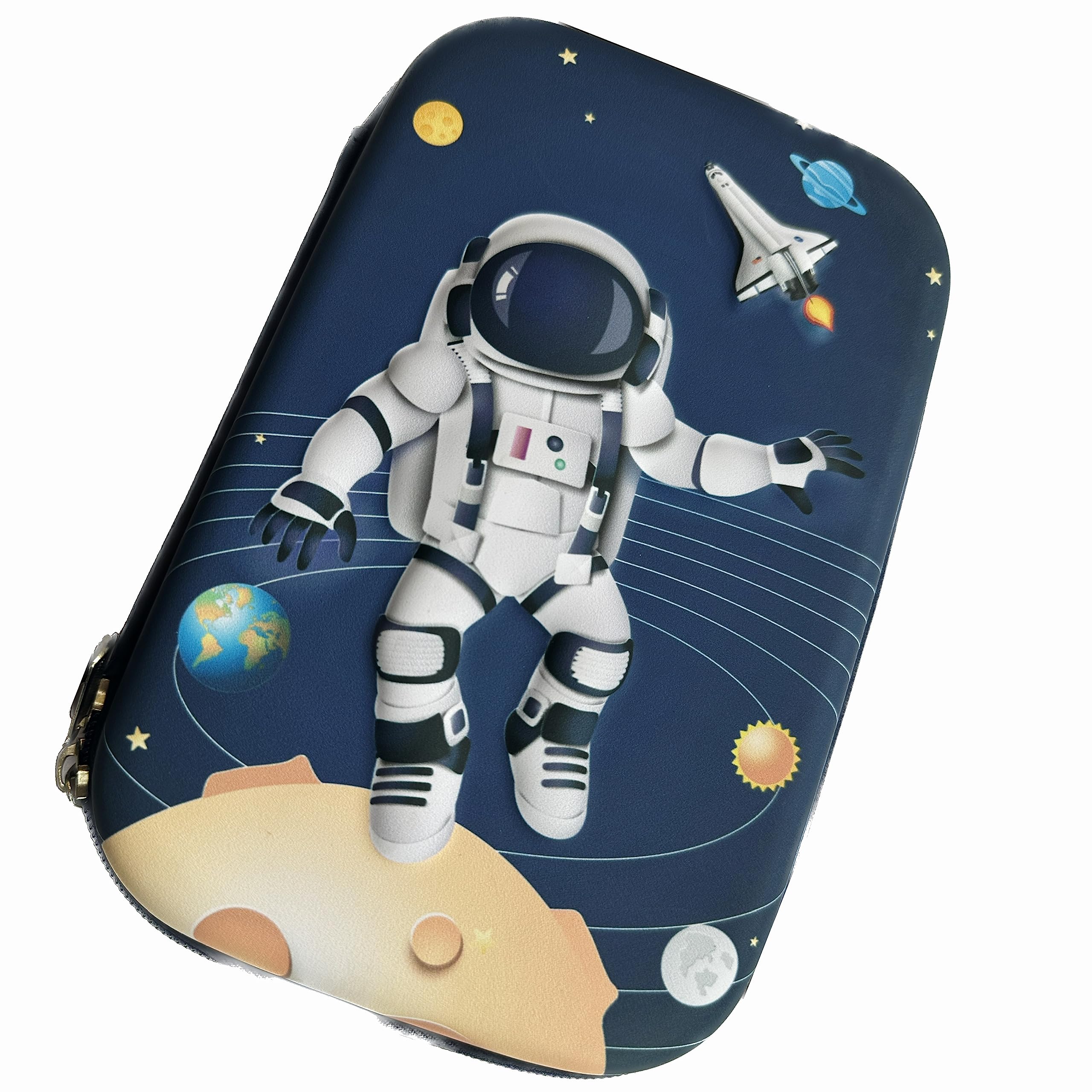 MSGH Design 7D Big Size Multipurpose Hardtop Pencil Pouch for Boys & Grils (Space Grey Black) (B0C9V696HS) Amazon Price History, Amazon Price Tracker