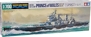 Tamiya 31615 1/700 British Battleship Prince of Wales Plastic Model Kit