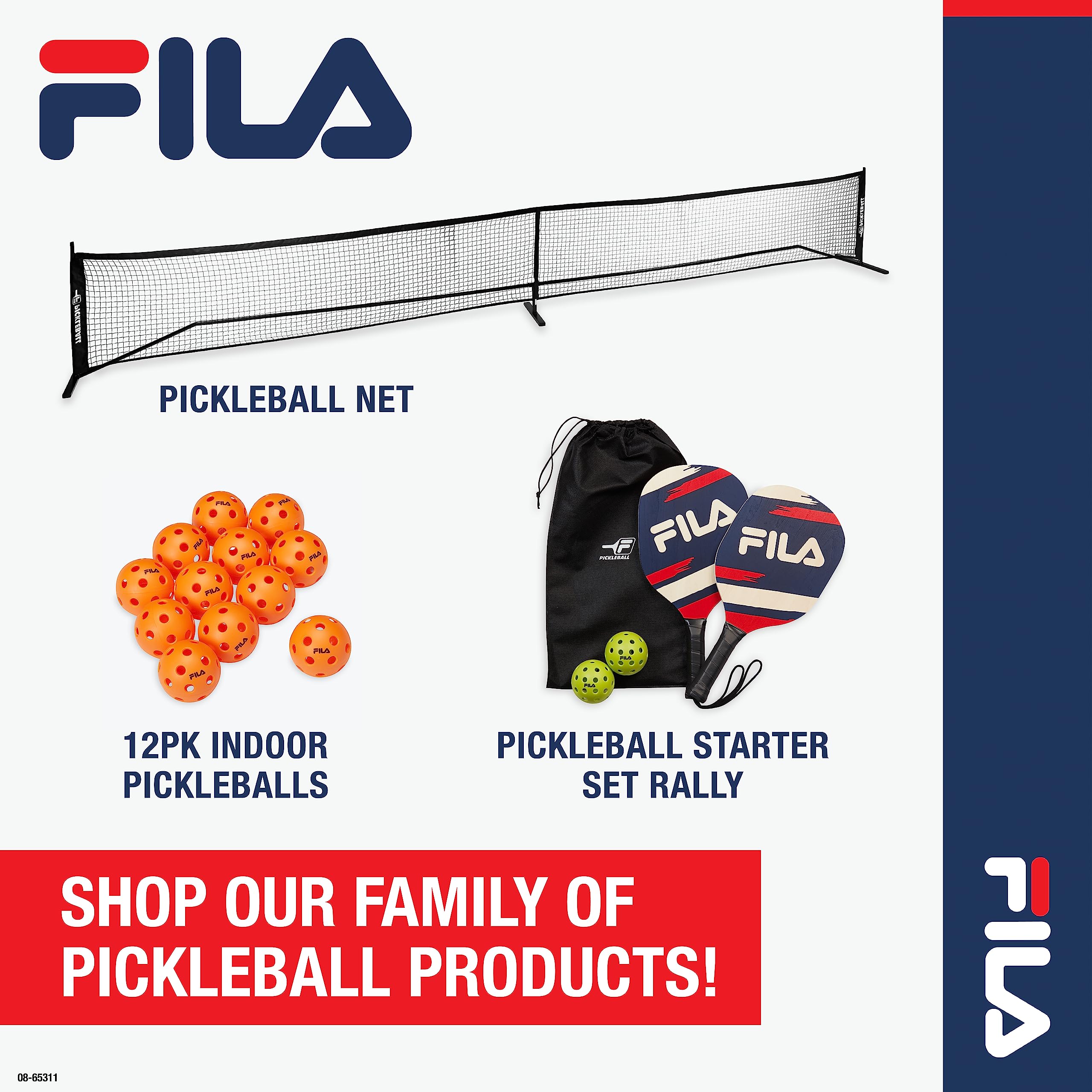 FILA Accessories FILA - Pala per pickleball in fibra di vetro