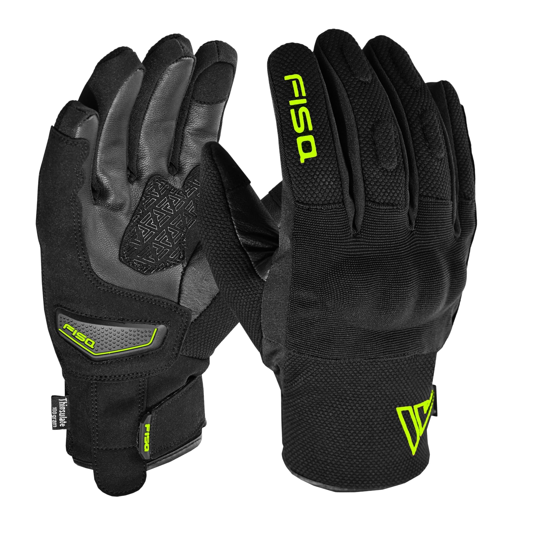 Guantes Moto Invierno Hombre con Palma de Cabra Analina 100%, Repelente al Agua, Waterproof, Protección Gel Antivibración y Compatibles con Pantallas Táctiles