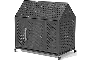 48 Inch Extra Large Indestructible Dog Crate for High Anxiety 150lb Dogs