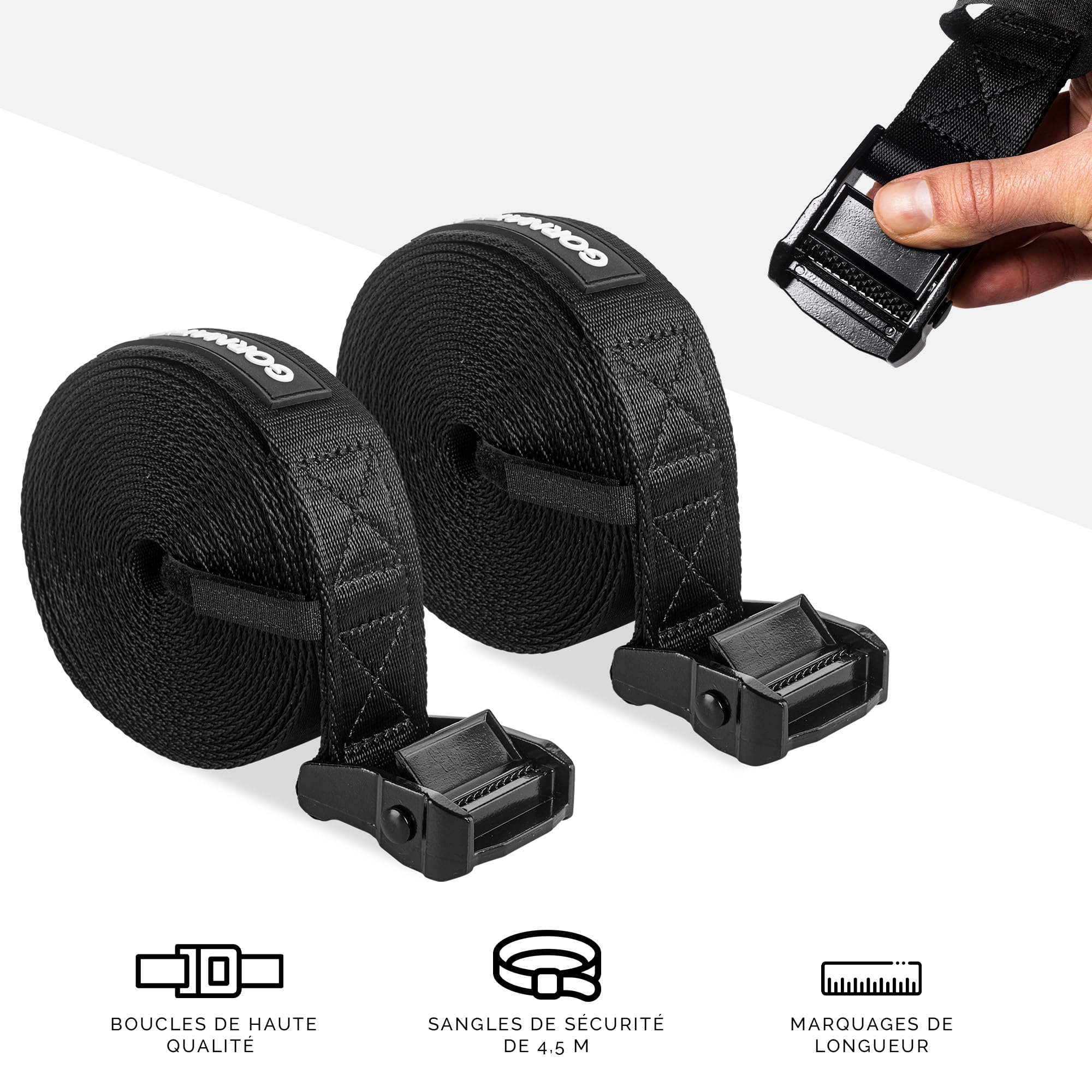 GORNATION Anneaux de Gymnastique en Bois, Anneaux Olympique pour Fitness, Sport, Street Workout, Gym, Musculation, Crossfitness, Anneau Gymnastique + Sangles et Sac pour Séances en Intérieur/Extérieur