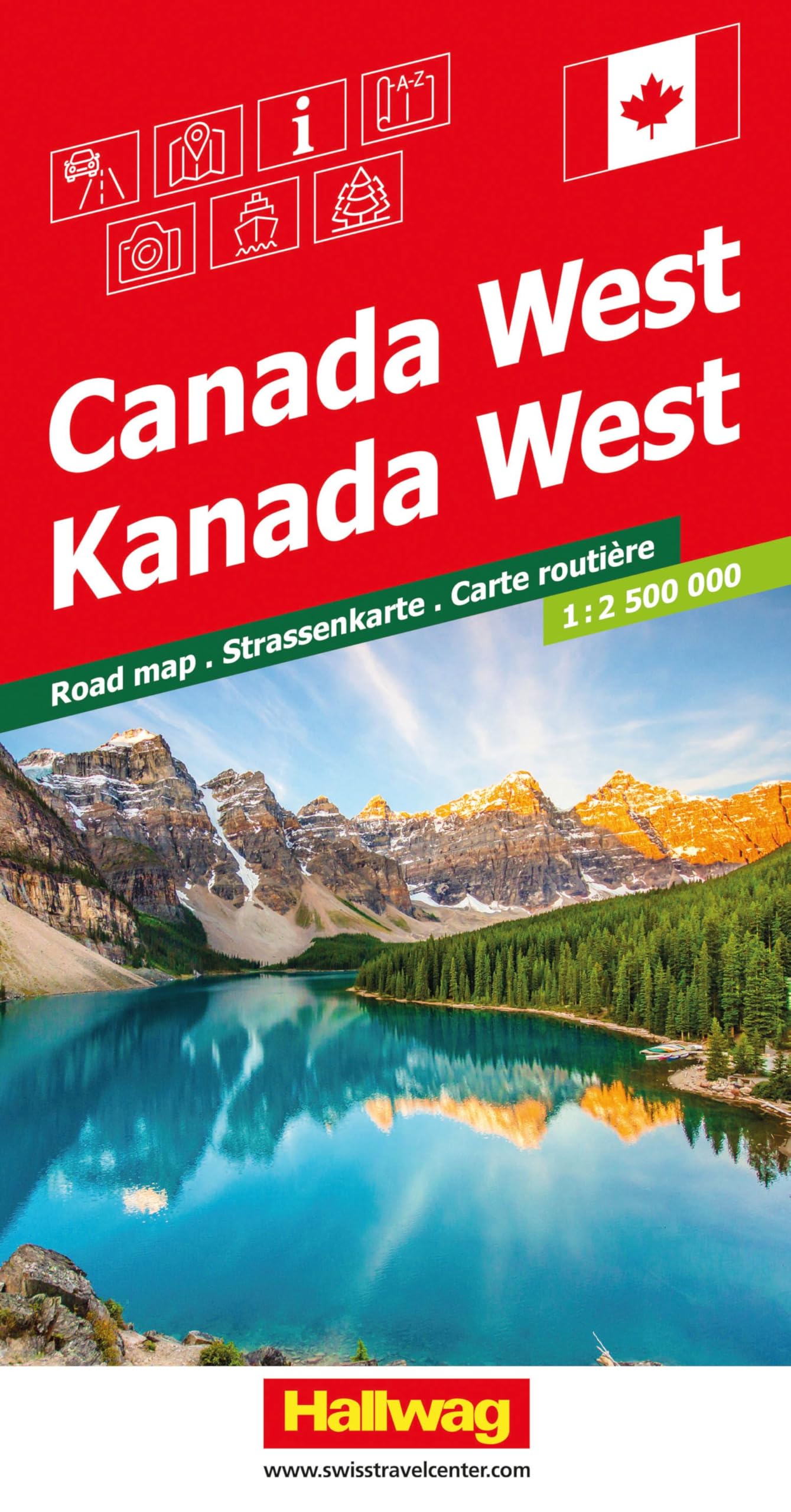 Canada West: Inkl. Stadtpläne, Ortsverzeichnis und Reiseinformationen (Road maps)