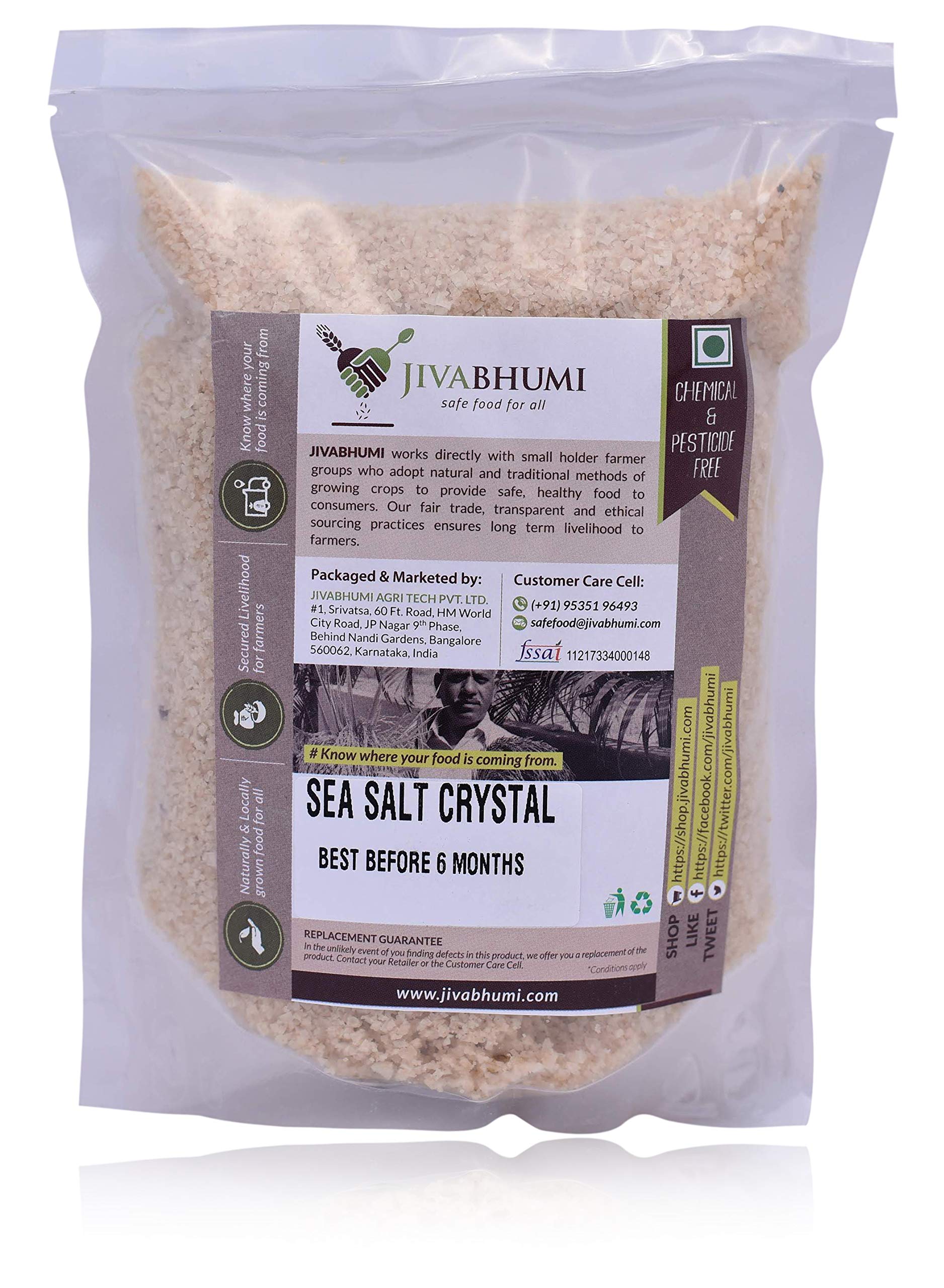 Jivabhumi Organic Sea Salt Crystal, 1 Kg (B07HSYZBM2) Amazon Price History, Amazon Price Tracker
