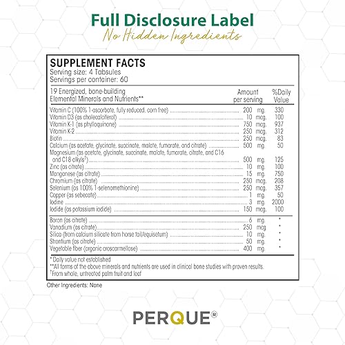 Miniatura 5 de Perque Bone Guard Forte 20 240 comprimidos por Perque