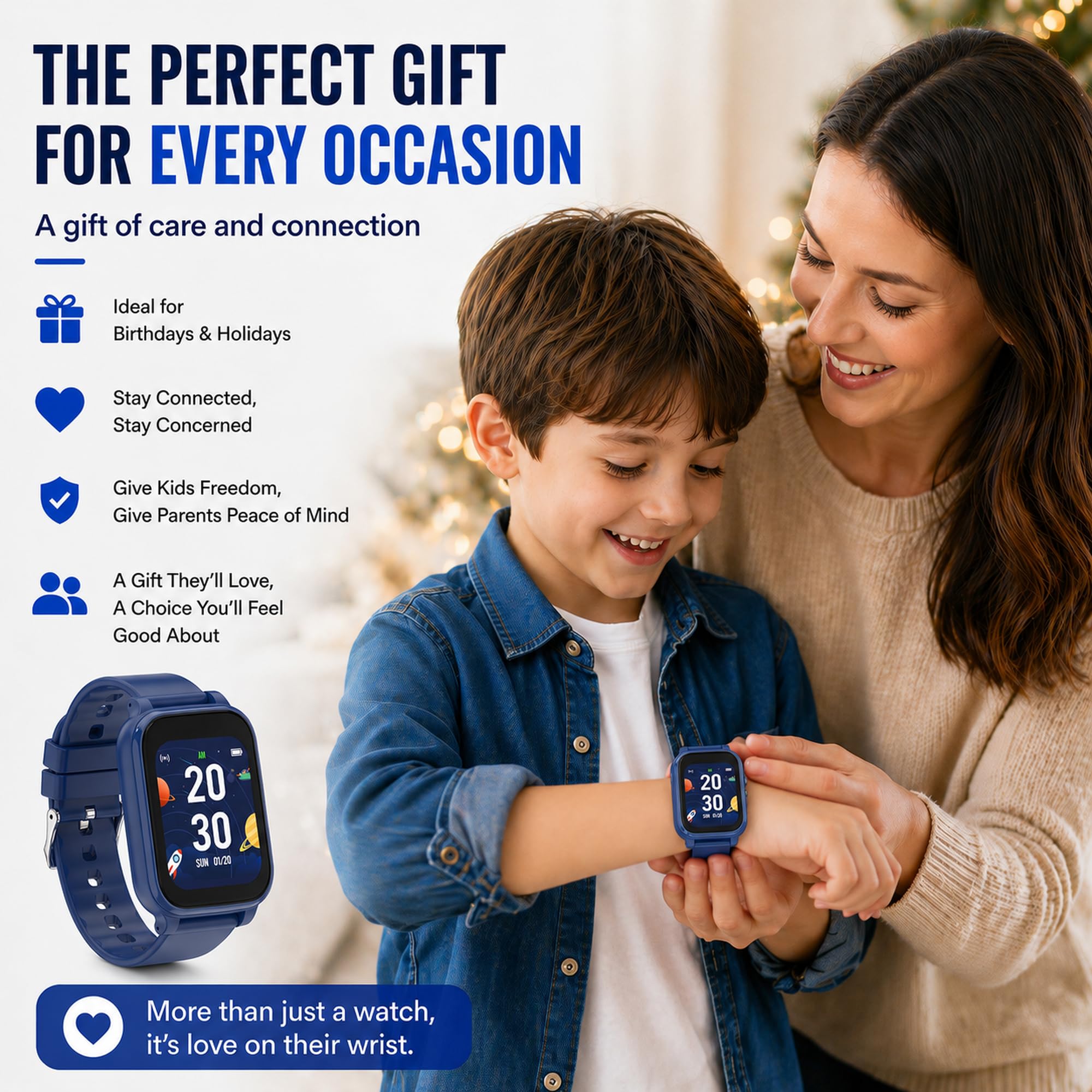 4G Reloj Inteligente Niño con GPS y Llamadas