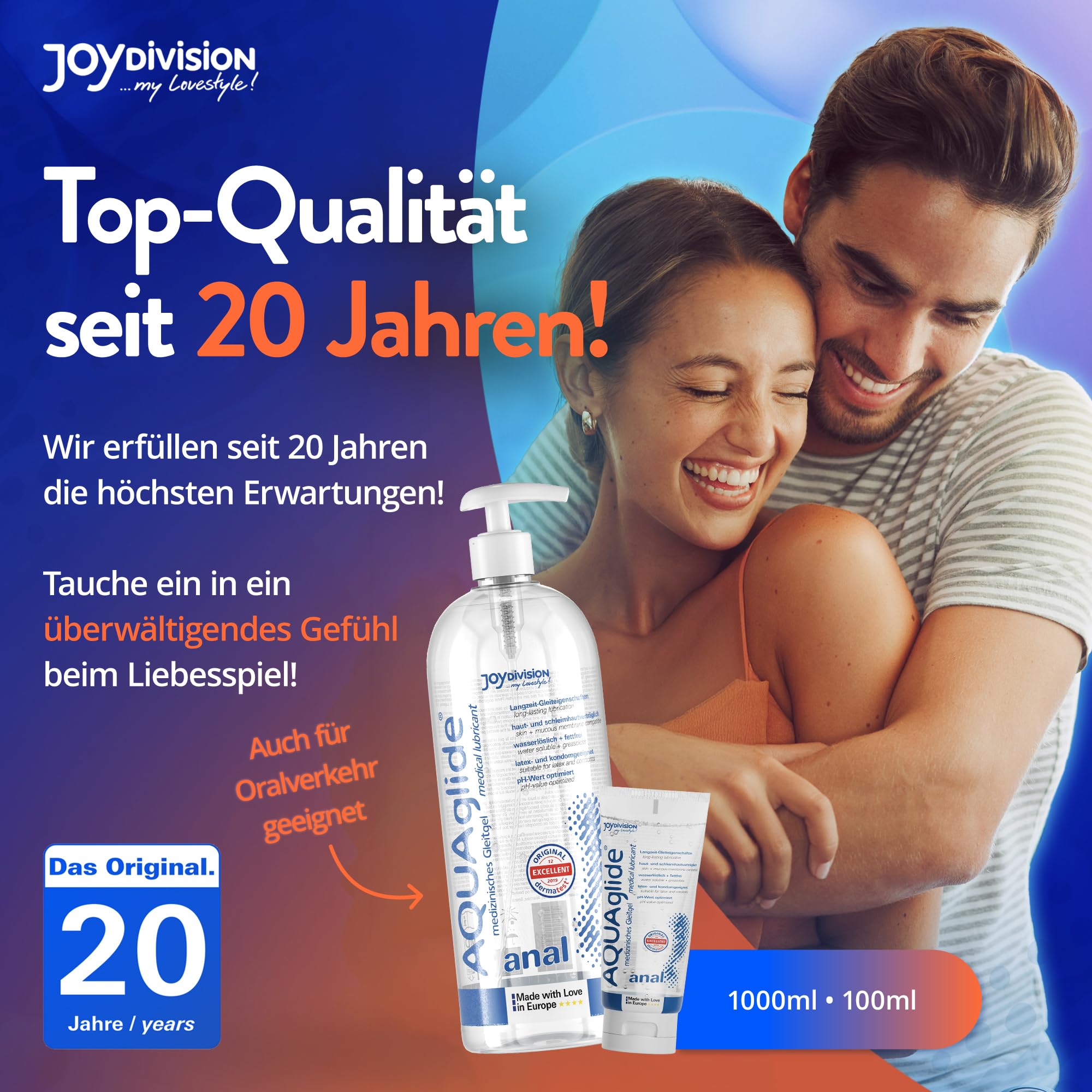 JOYDIVISION Original AQUAglide Anal 100 ml Gleitgel, Geruchsneutral, Ph-optimiert & transparent, wasserbasiertes & kristallklares Gleitmittel, Fr Latex-kondome geeignet : Amazon.de: Drogerie & Krperpflege JOYDIVISION Original AQUAglide Anal 100 ml Gleitgel, Geruchsneutral, Ph-optimiert & transparent, wasserbasiertes & kristallklares Gleitmittel, Fr Latex-kondome geeignet : Amazon.de: Drogerie & Krperpflege