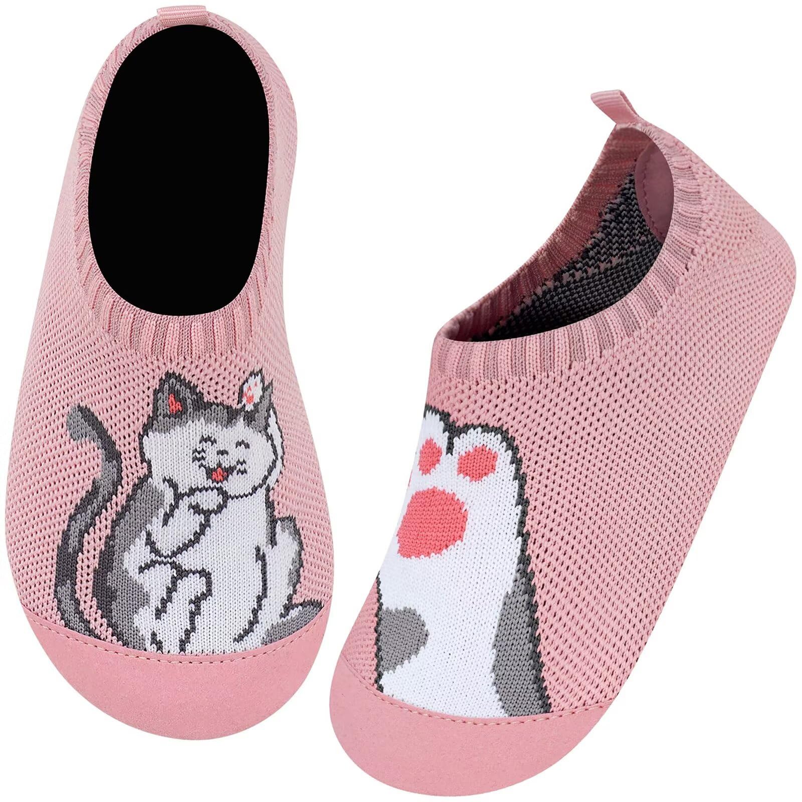 Kyopp Hausschuhe Kinder für Junge mädchen Atmungsaktive Hüttenschuhe Barfußschuhe Kinder Rutschfest Pantoffeln