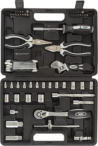 Blackout XP Juego de herramientas para el hogarjuego de herramientas mecánicas, 66 piezas, llave ajustable, destornillador multibroca, alicates de