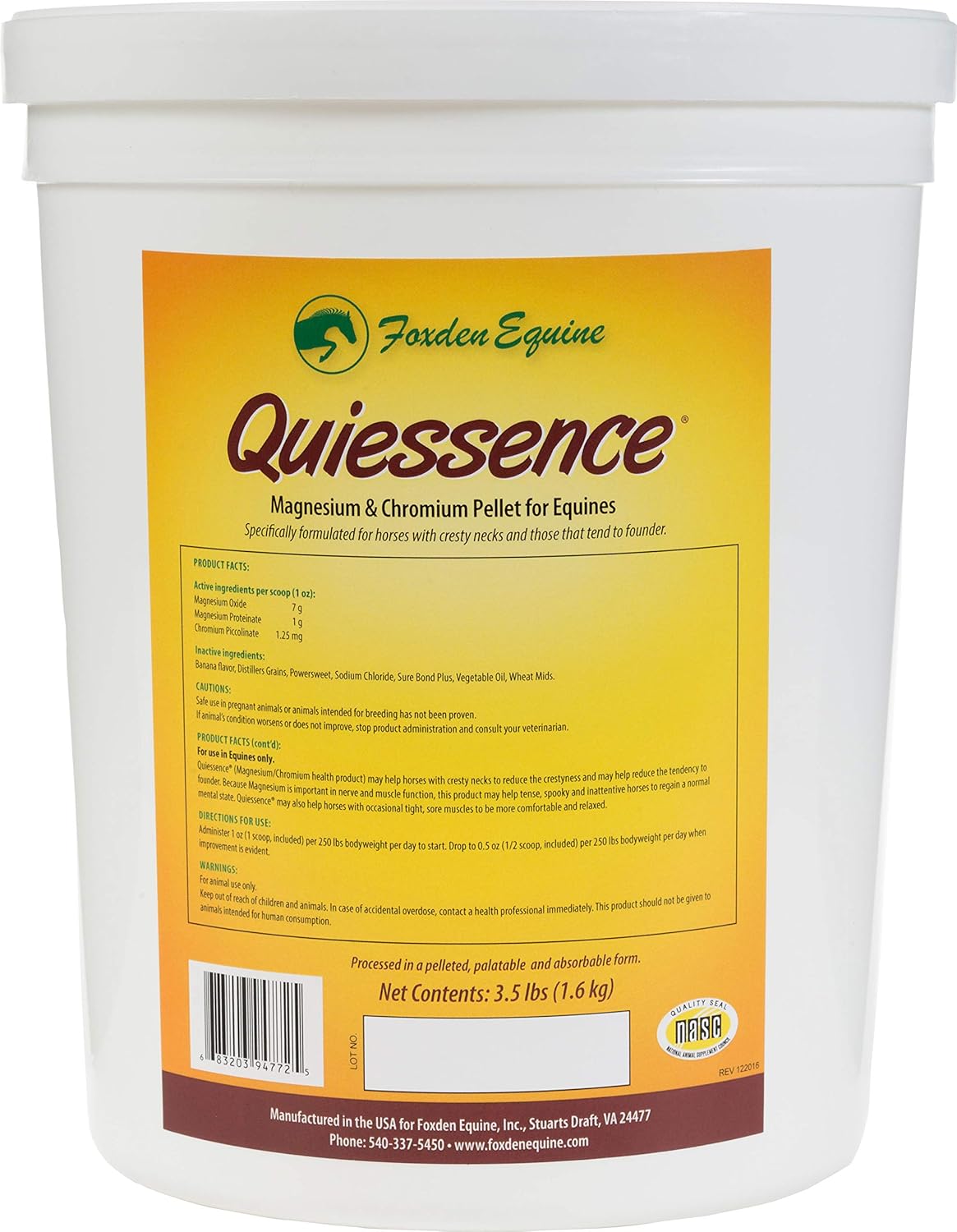 Foxden Equine Quiessence – 3.5lb