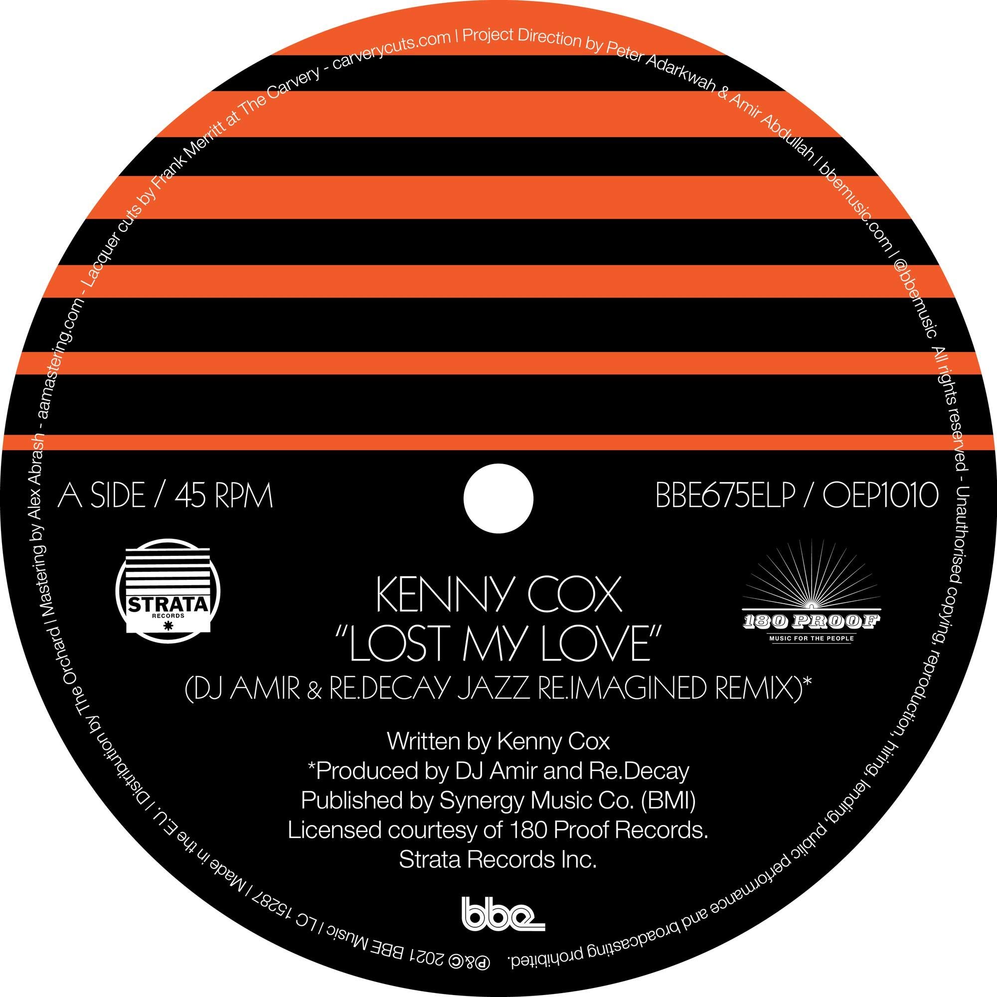 Lost My Love (DJ Amir & Re.Decay Jazz Re.Imagined Remix) (12") [VINYL]