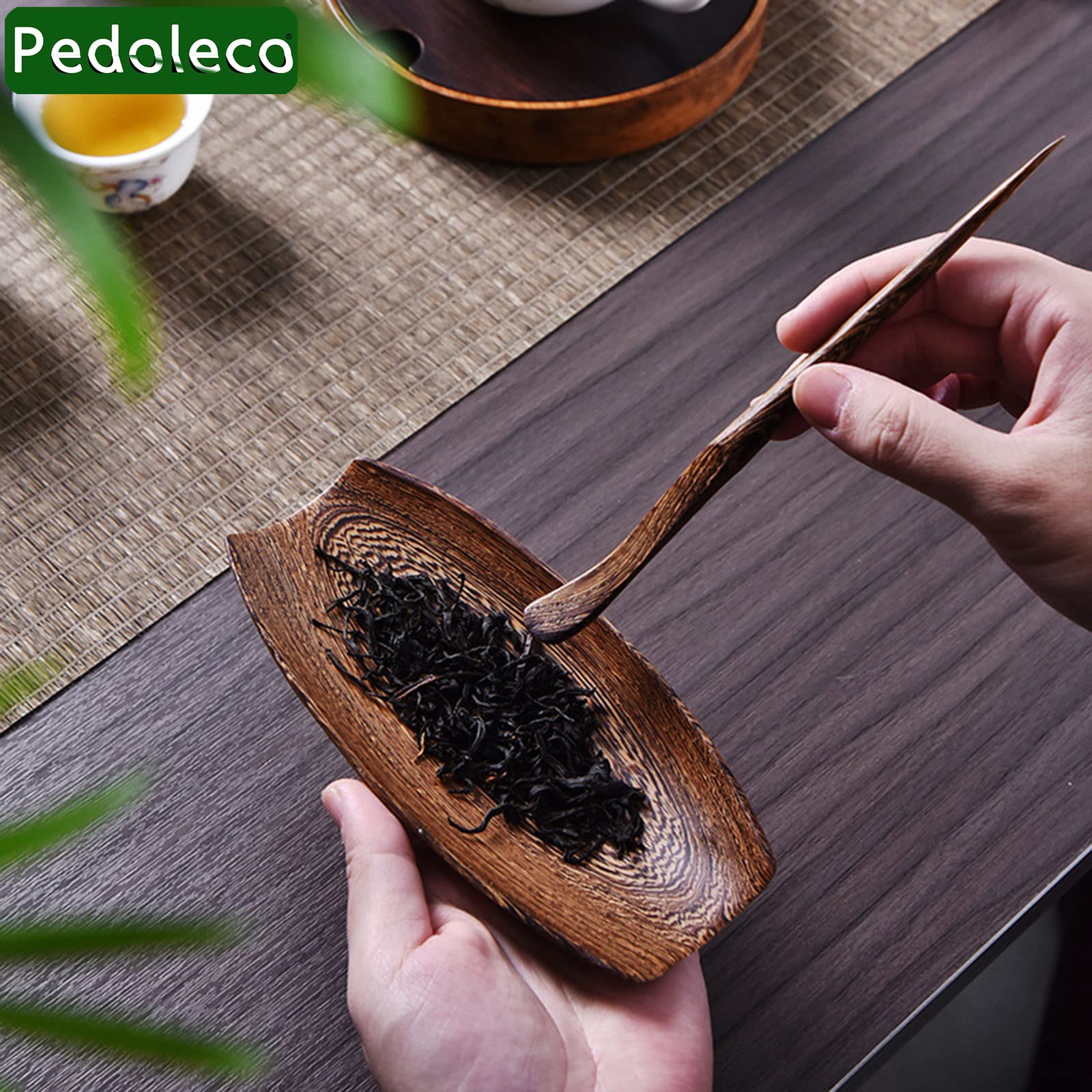 Amazon | Pedoleco 茶道具 茶さじ+茶杓 2点セット 和風 手作り