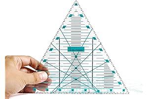 Vallenwood Right Triangle Quilting Ruler (8")