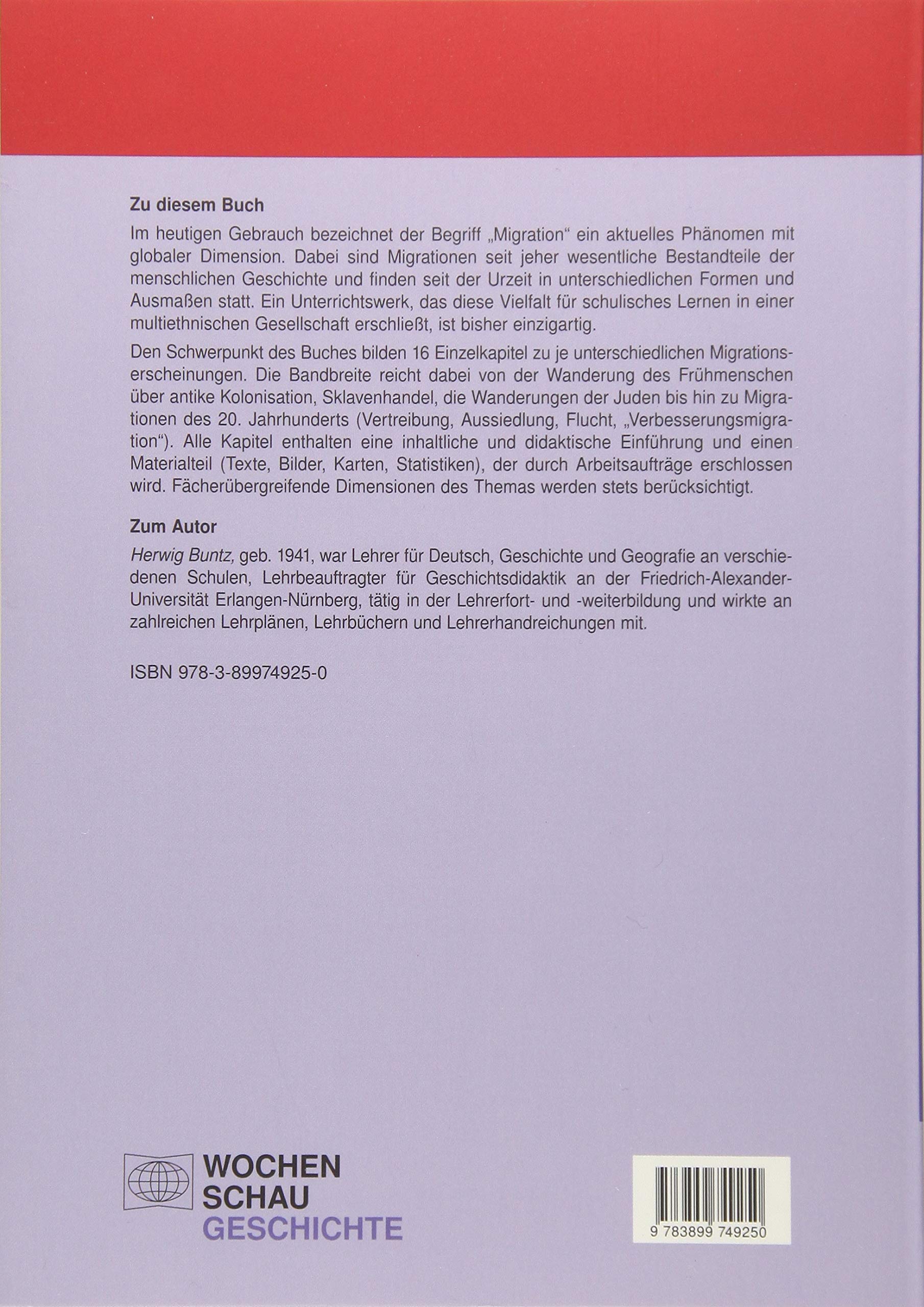 Migration in der Geschichte: Ein Arbeitsbuch für den Unterricht (Geschichte unterrichten)