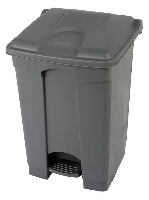 Chabrias Ltd 45 Litre Step On Container Waste Bin, School Bin, Pedal
