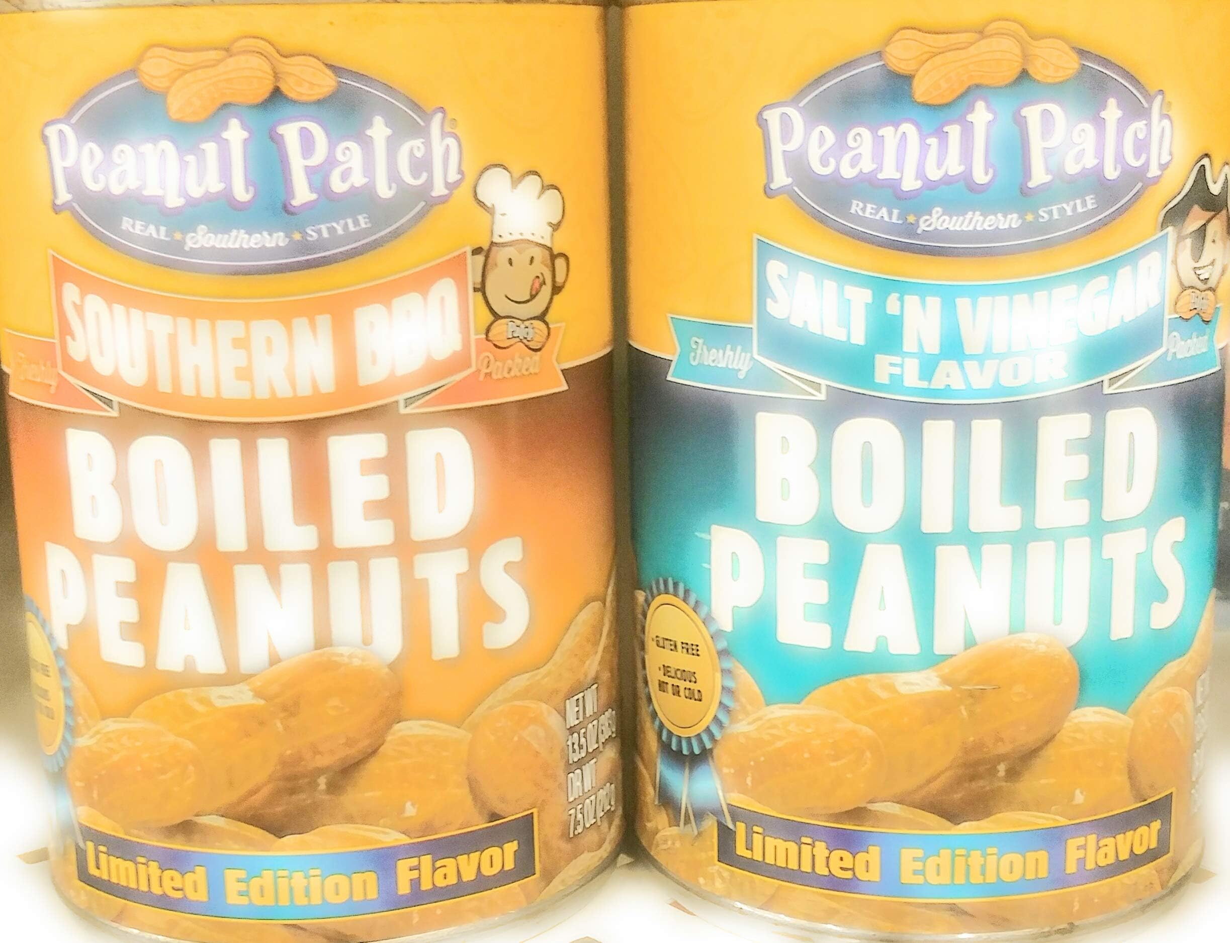 2 Pack - Peanut Patch Salt N Vinegar Boiled Peaunuts * Limited Edition Flavor!