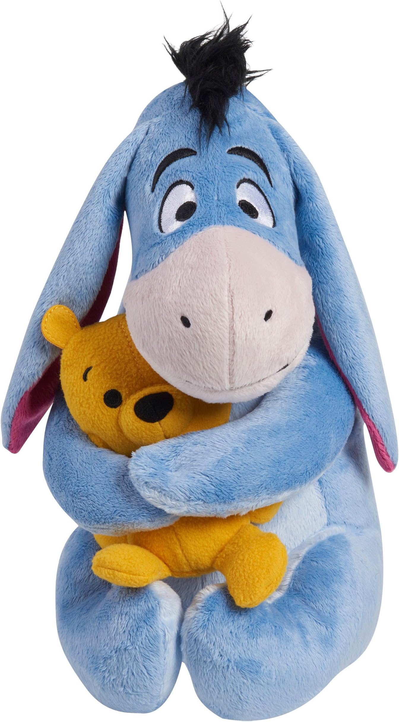 Classics Lil Friends Eeyore and Winnie the Pooh Plushie Stuffed Animal, Kids Toys for Ages 2 Up by Just Play