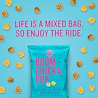Vista 6 de Angie's BOOMCHICKAPOP - Palomitas de maíz con mezcla de caramelo y cheddar, 6 onzas