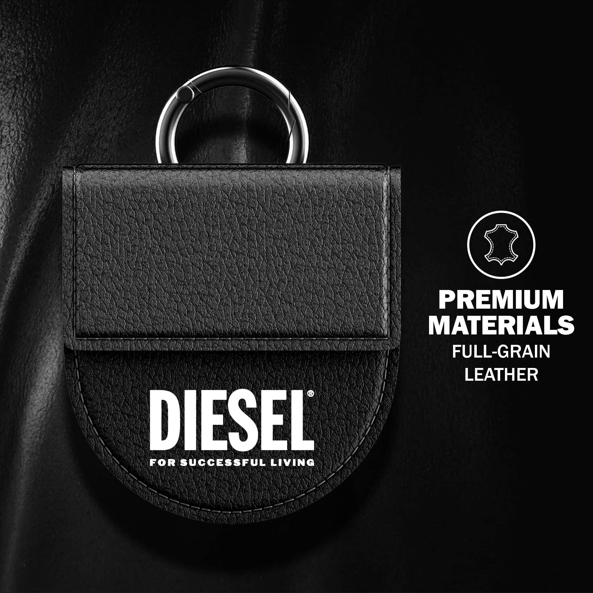 DIESEL - ディーゼル　ワイヤレスイヤホンと収納ケース Amazon.co.jp: DIESEL ワイヤレスイヤホン ケース レザー