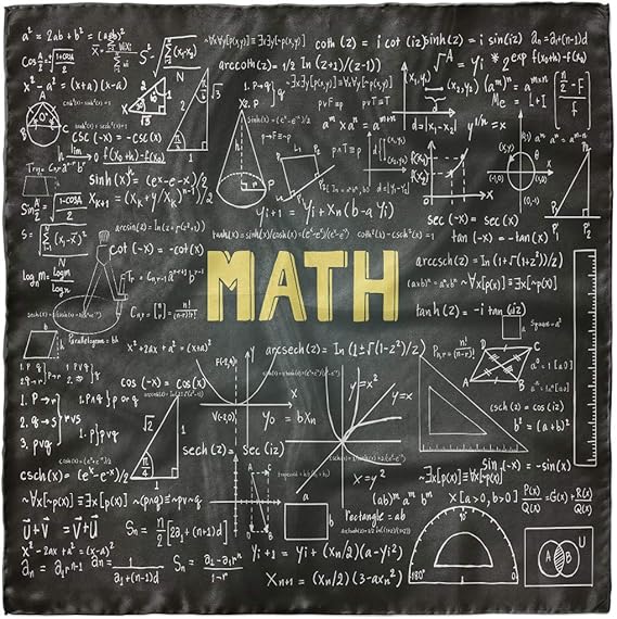 Lunarable Mathematics Room Hairscarf Math Equation Head Wrap At Amazon Women S Clothing Store