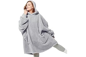 Bedsure Cozy Sherpa Adult Blanket Hoodie