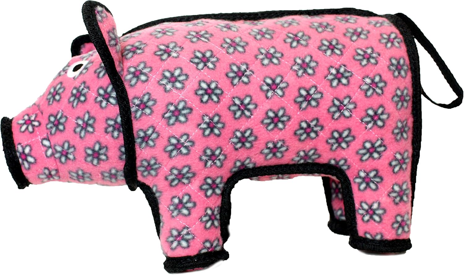 TUFFY - World's Tuffest Soft Dog Toy - Barnyard Pig- Multiple Layers. Made Durable, Strong & Tough. Interactive Play (Tug, Toss & Fetch). Machine Washable & Floats. (Combo Pack)