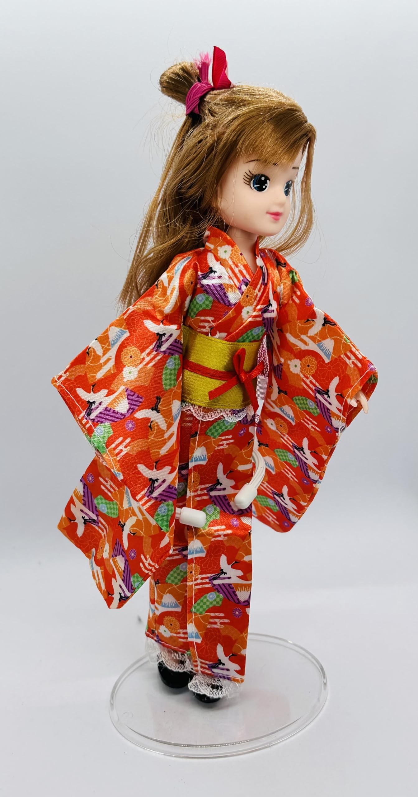 Daiso Ellie Elly Chan Doll Clothing Dresses Set of 2 Kimono