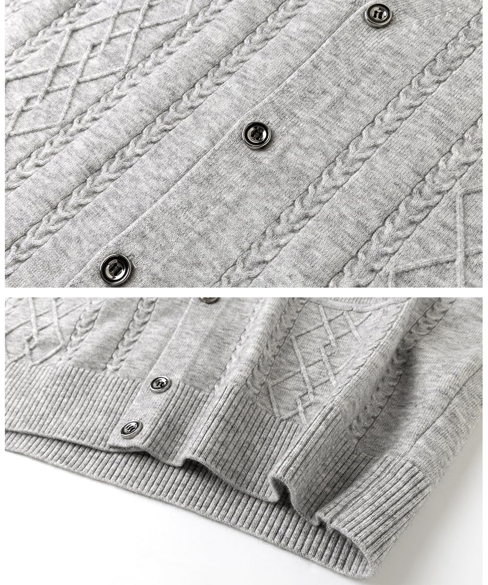 Gilet tricoté pour Homme à Motif Argyle Encolure en V Classique Gilet tricoté sans Manches