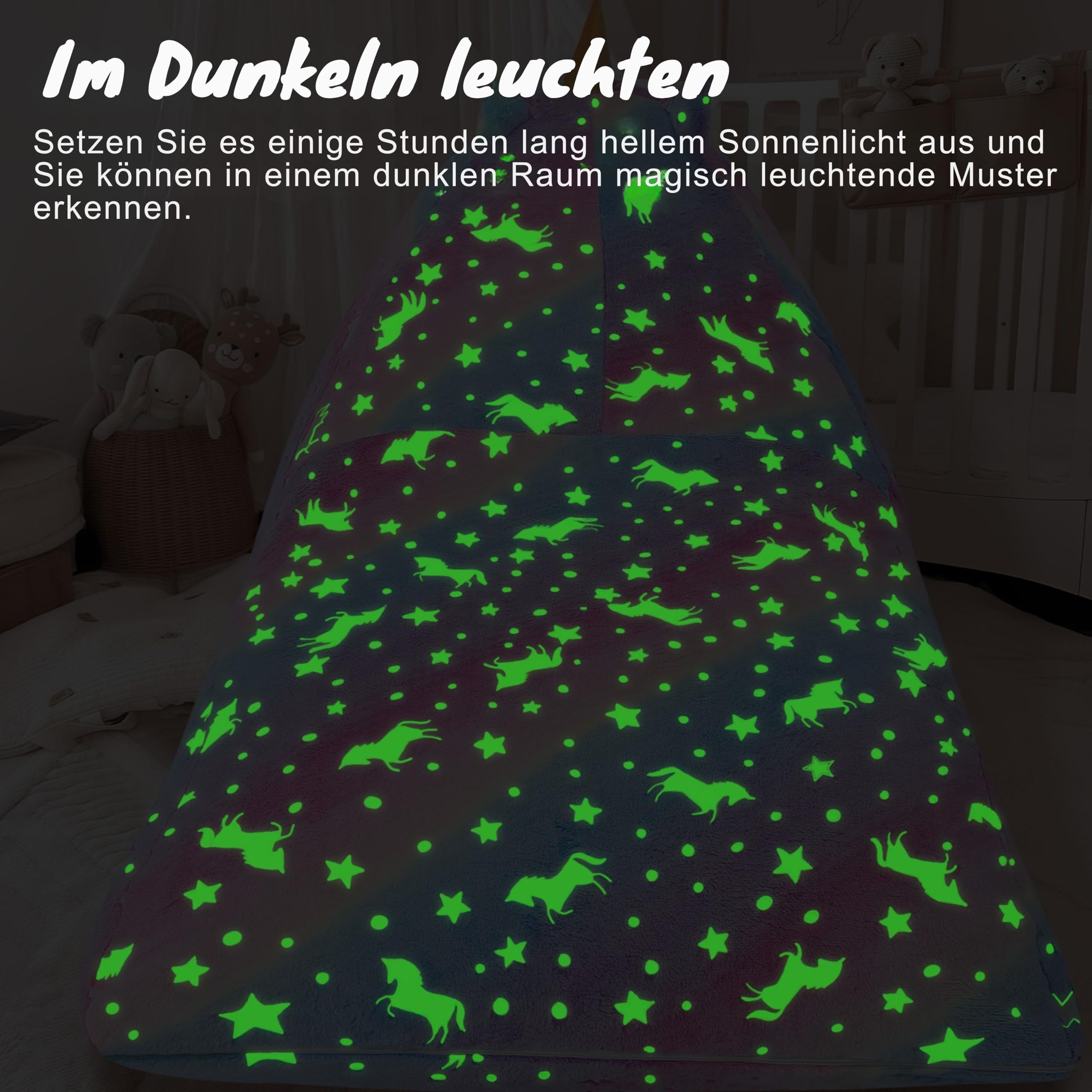 MeMoreCool Sitzsäcke für Kinder von 8–12 Jahren, großer Sitzsack mit Füllung, großes Kleinkinder-Sitzsackbett mit Einhorn, Faule Bodenliege für Kinder für Mädchen und Jungen, Leuchtend Regenbogen