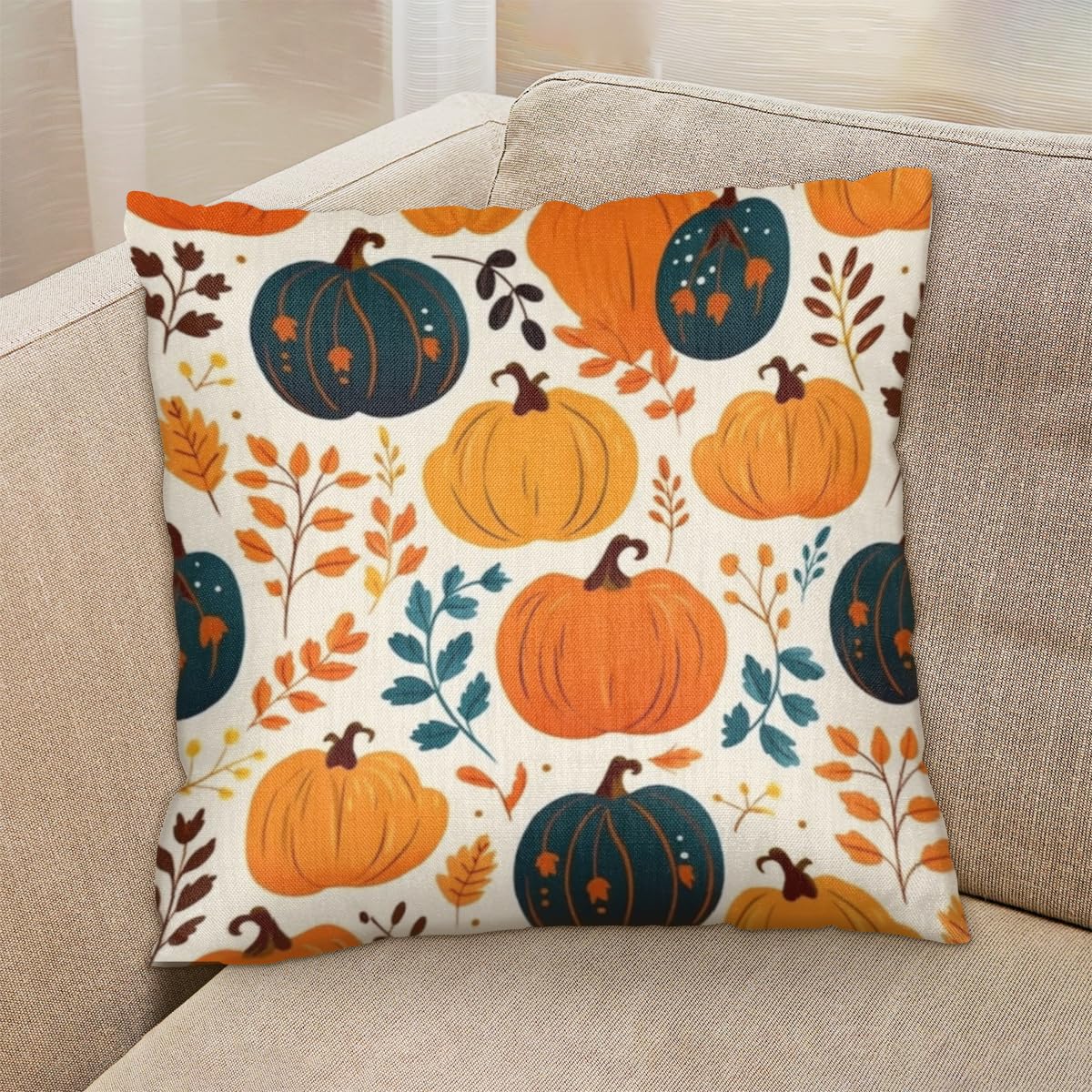 ADFLOOD AA005-12 - Fundas De Almohada De Otoño De 12 X 20
