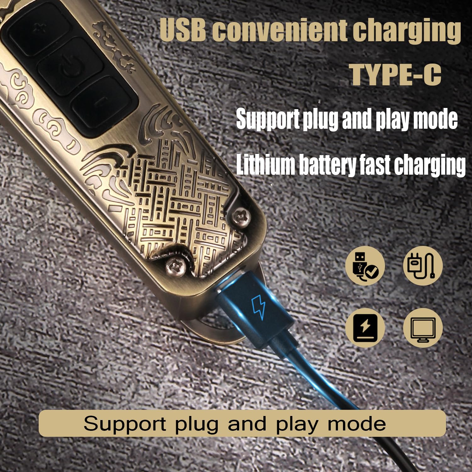 Hair Clipper for Men Professional Hair Trimmer Barber Clippers Set, Cord Beard Trimmer Hair Grooming Kit - Image 3