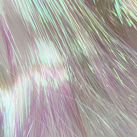 Icicle Tinsel Garland Iridescent Tinsel Strands Foil Fringe Icicles for Chrismtas Tree Holiday Decoration Party Supplies (12000, Iridescent)