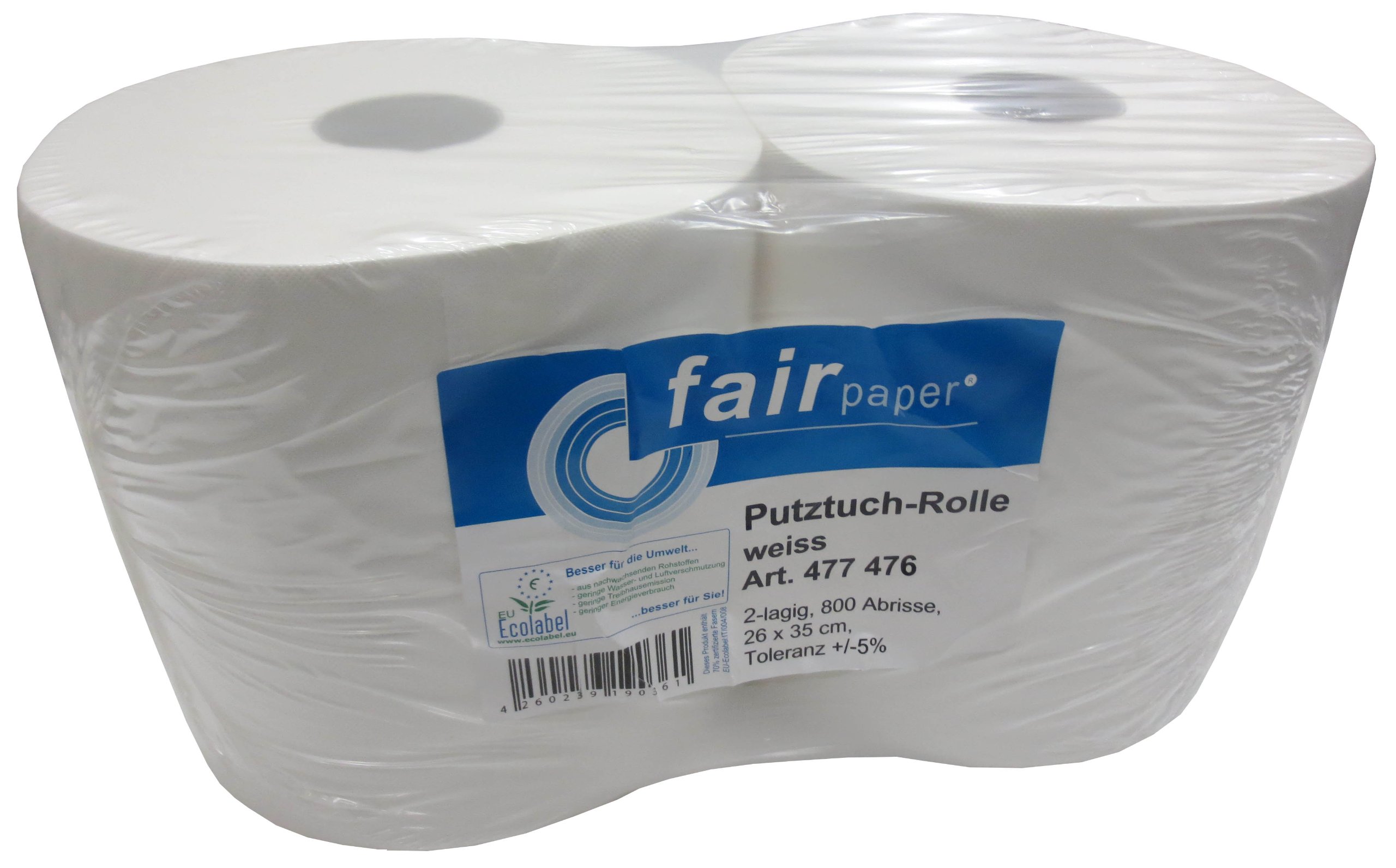 Putzrolle Strong 1000 Zellstoff, 2lg. 1000 Blatt, 2 Rollen - Hygiene Putzrolle Strong 1000 Zellstoff, 2lg. 1000 Blatt, 2 Rollen - Hygiene