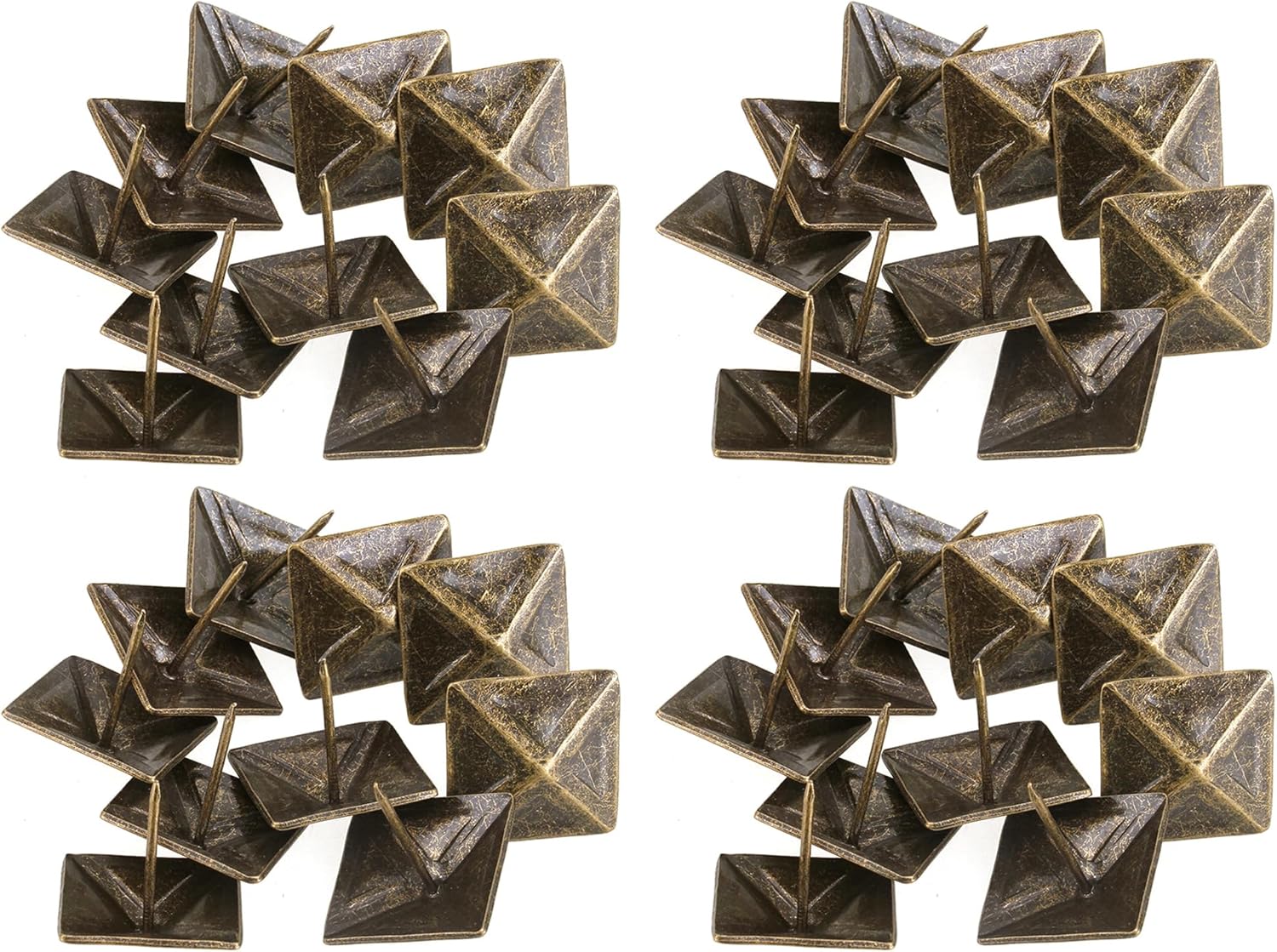 40 Pcs Square Vintage Tapered Nail 3x3cm for Furniture Repair Decoration