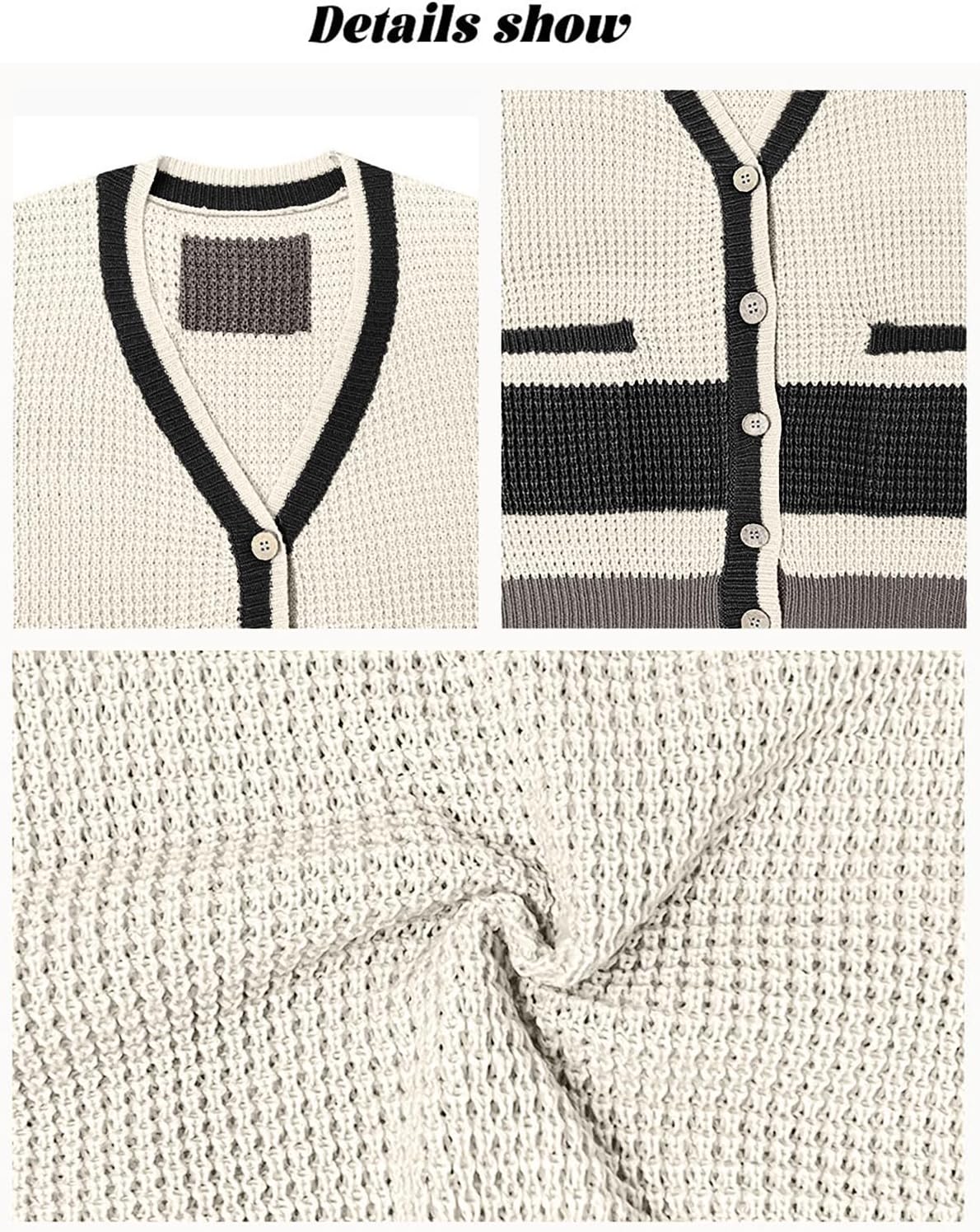 Women’s Off The Shoulder Oversized Sweaters Cable Knit Pullover Tops Long Sleeve Loose Slouchy Cute Sweaters - Image 6