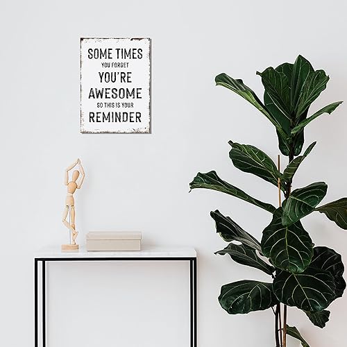 Miniatura 2 de Decoración de pared inspiradora, a veces te olvidas de tus impresionantes regalos, regalo de despedida para compañeros de trabajo, regalo de