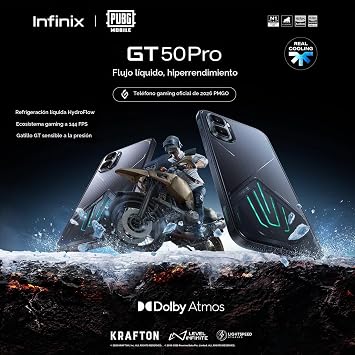 Infinix GT 50 Pro Gaming 5G 12+512GB 45W Fast Charging and 30W Wireless