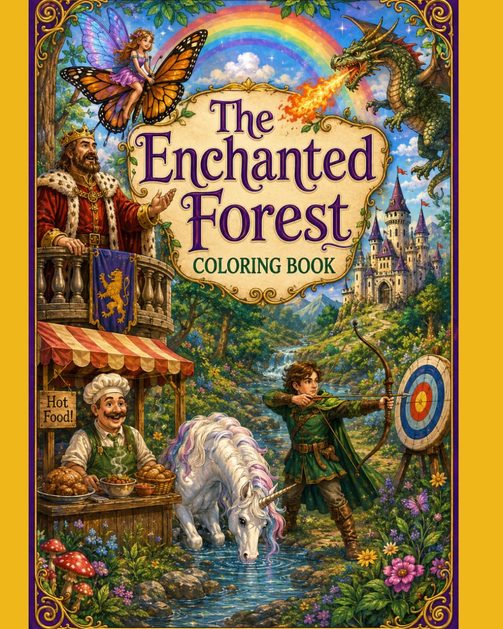 The Enchanted Forest Coloring Book