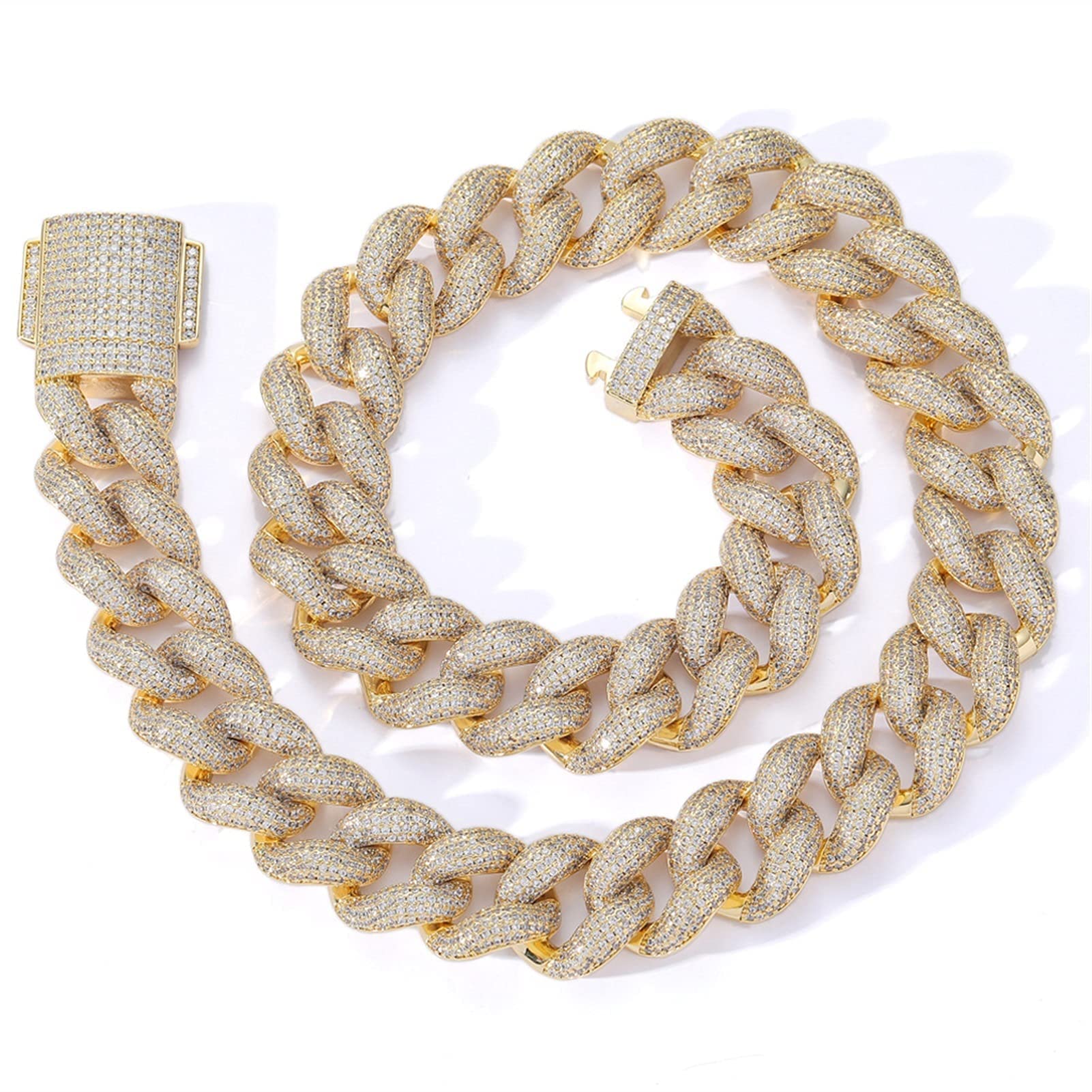 Amazon.co.jp: ラッパーネックレス18mmバブル初期ヒップホップ男性