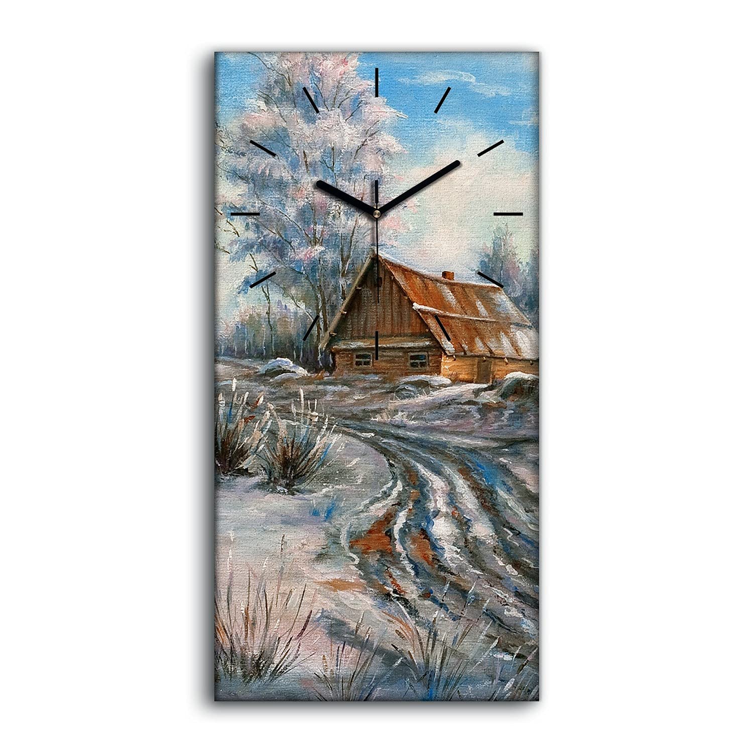 Horloge sur Toile sans Tic-Tac pour Chambre Silencieuse