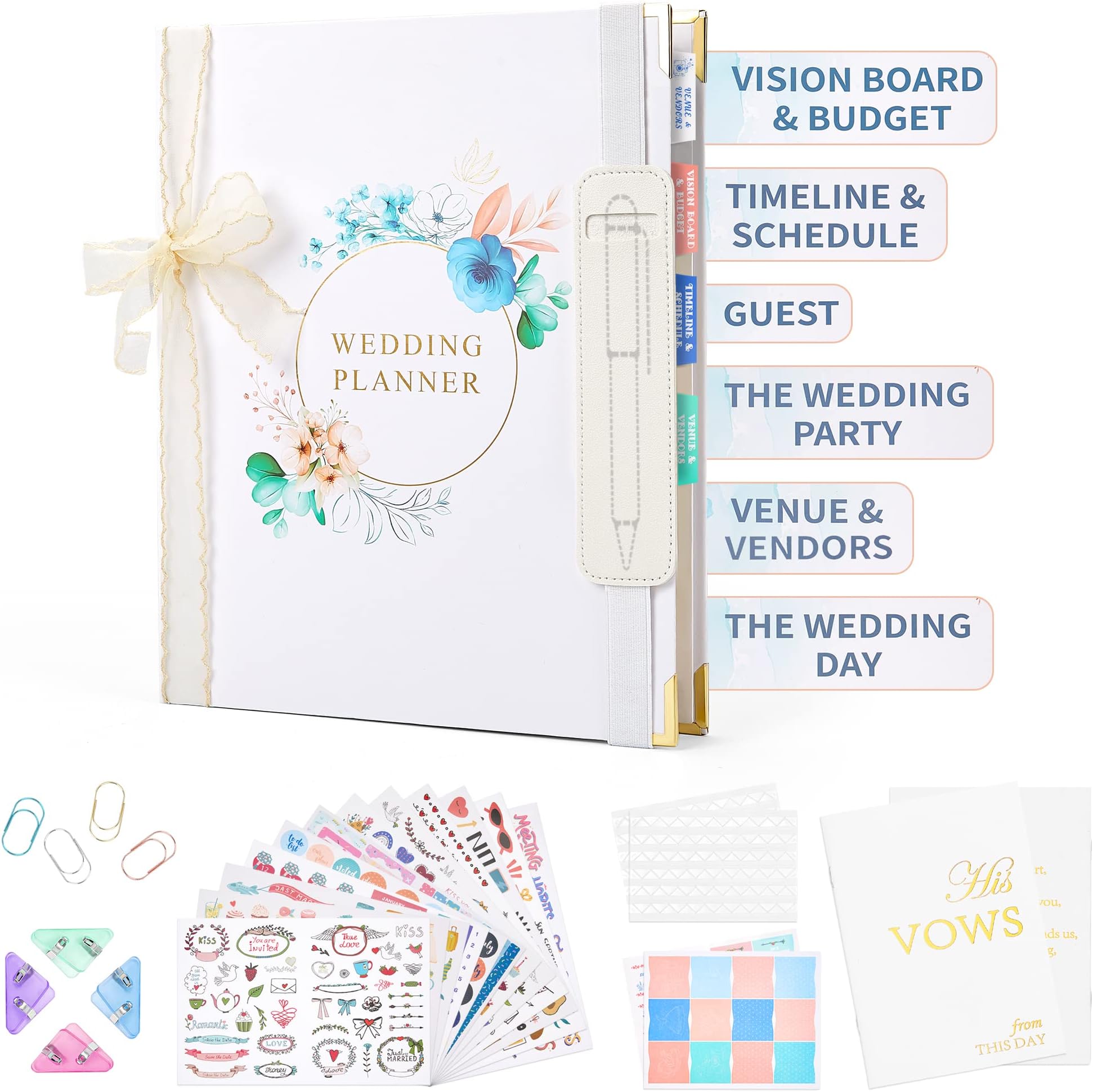 Wedding Planner Book and Organizer for the Bride, Wedding