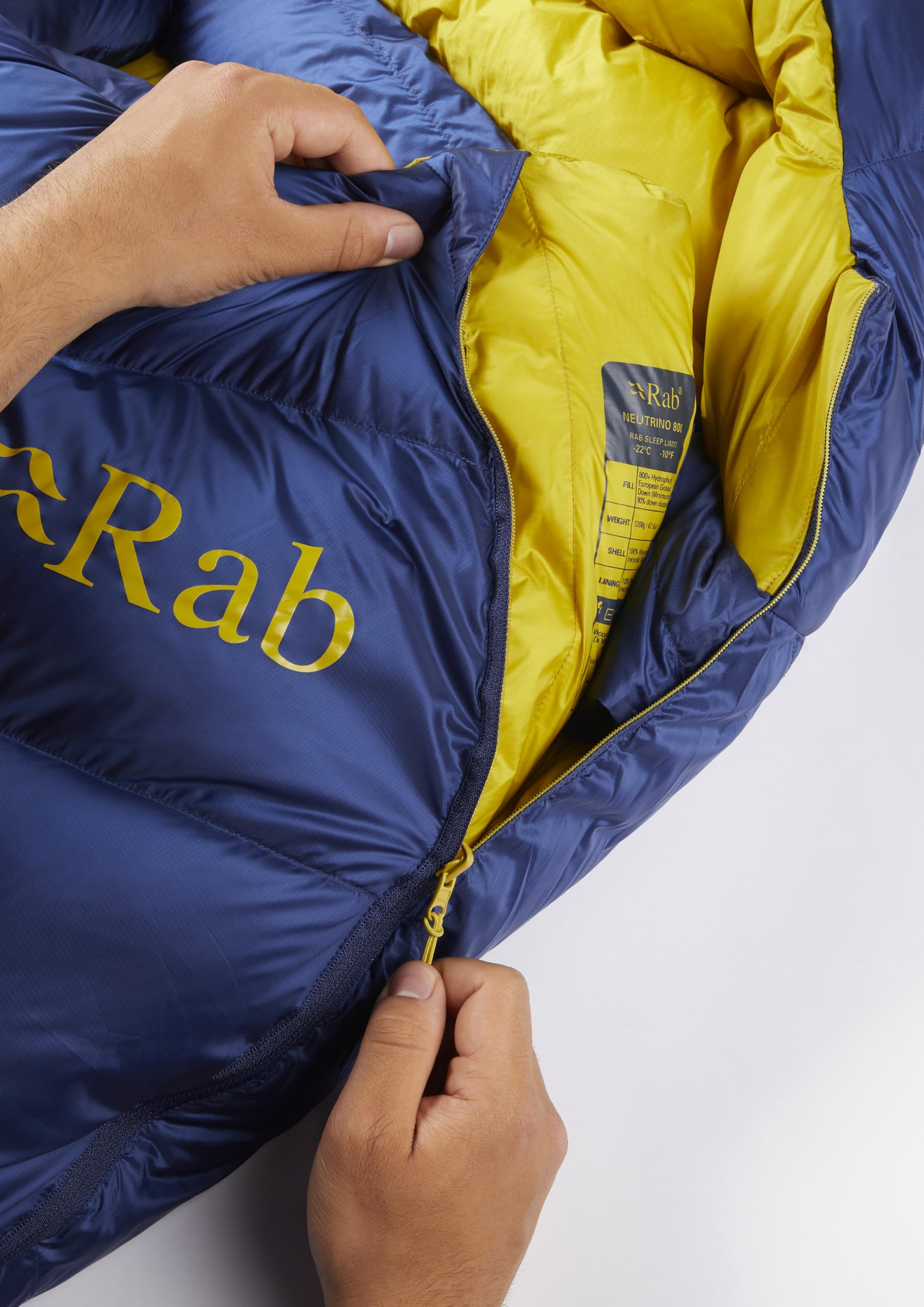 Rab Neutrino 800 Schlafsack, Nightfall Blue, Regular Left Sport & Freizeit