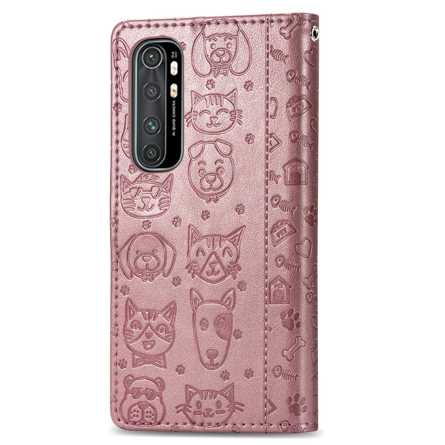 HAOYE Cover per Xiaomi Mi Note 10 Lite Cover a Portafoglio