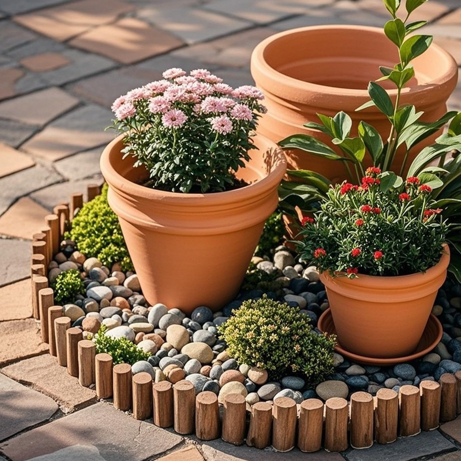 KEILEOHO Ciottoli decorativi da 5 kg, 4 – 6 cm, pietre decorative per giardino