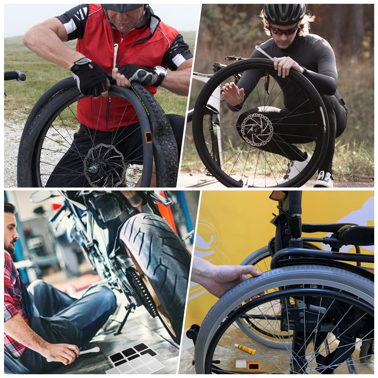 Chiave 4 In 1 Per Forcella Bici - 30/32/36/40mm, Acciaio, Per Mountain Bike E City Bike