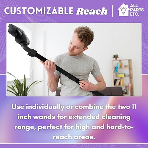 Miniatura 4 de Varitas de extensión de vacío para accesorios y accesorios de vacío Bissell, tubos de vacío de 11 pulgadas y piezas de repuesto compatibles con