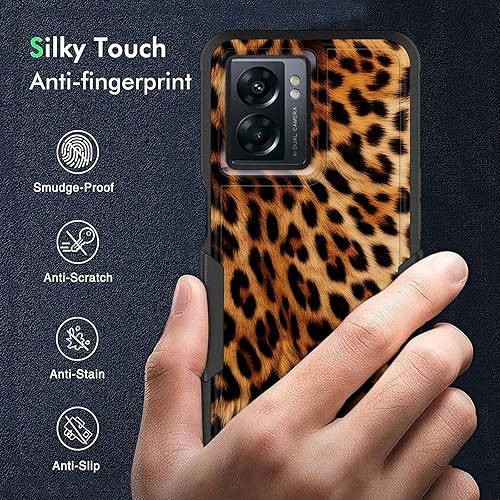 Miniatura 4 de Funda para OnePlus Nord N300 5G, doble capa híbrida resistente resistente a prueba de golpes PC duro + funda protectora de silicona suave para