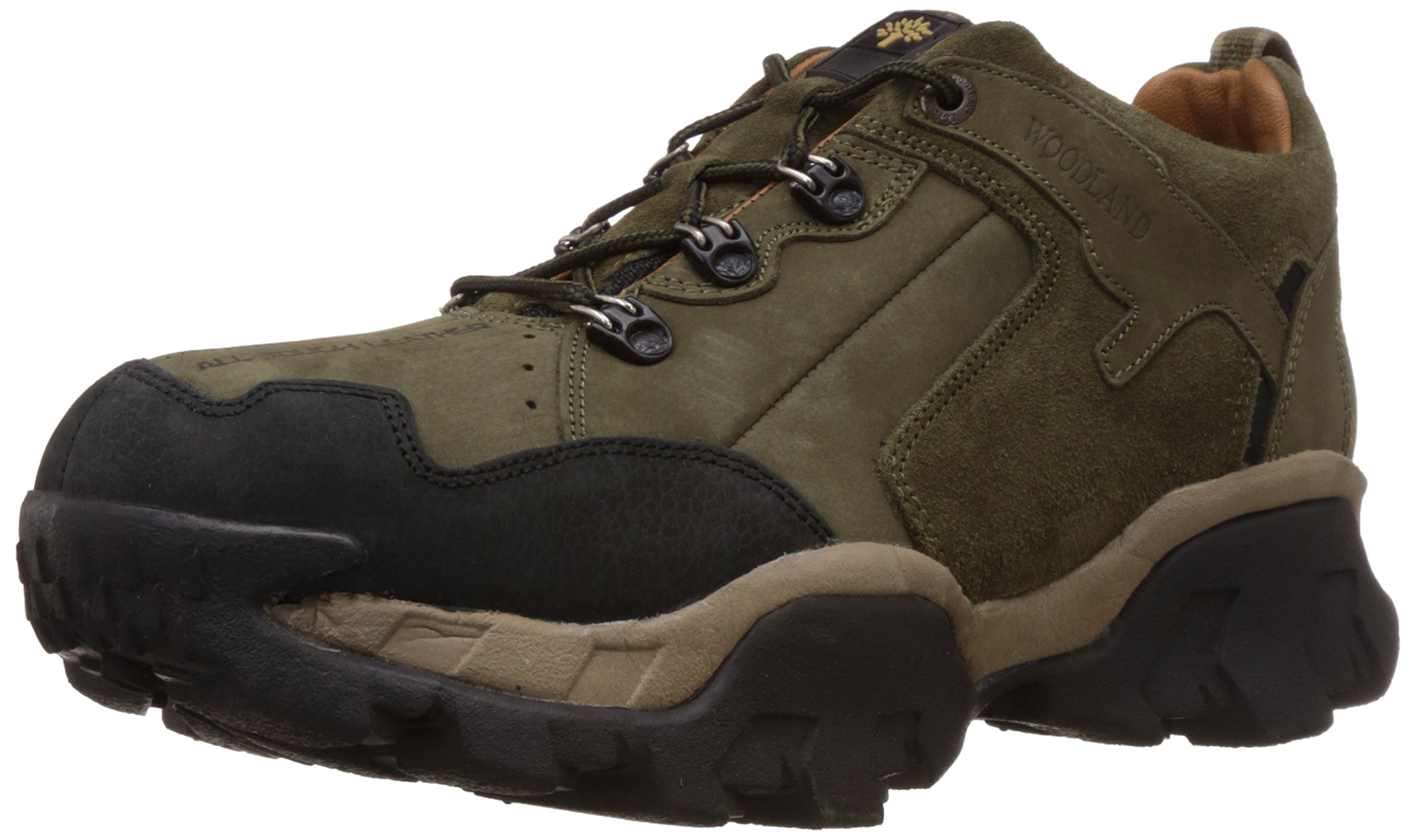 Woodland Mens Olive Leather Sneakers - 10 UK/India (44 EU) (B015J5CX3W) Amazon Price History, Amazon Price Tracker